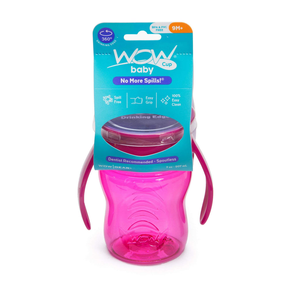 WOW GEAR Wow Cup spoutless design, dentist-recommended for natural sipping.