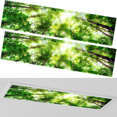 Wowangce forest ceiling light cover adds calm ambiance with soft forest glow