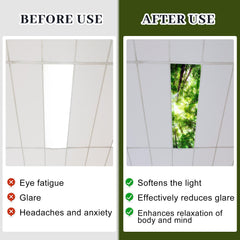 Wowangce forest-pattern glow conveys soft lighting ideal for study or relaxation