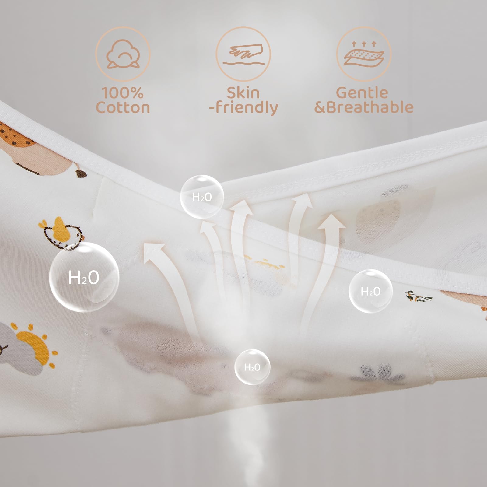 Wowelife swaddle features adjustable fit for growing infants