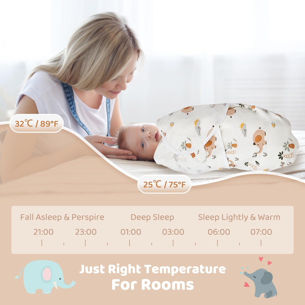 Wowelife newborn gift: yellow swaddles for new parents