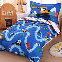 Wowelife Cars top sheet; smooth layer for comfortable sleep.