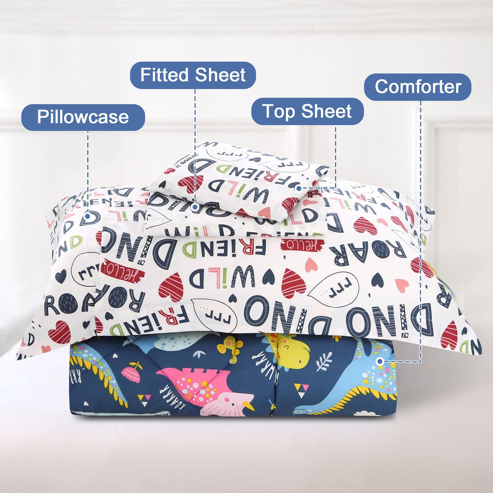 Wowelife children's-room dinosaur-gear image reflects versatile decor for kids' sleep space.