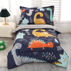 Wowelife dinosaur comforter set close-up softness for restful toddler sleep