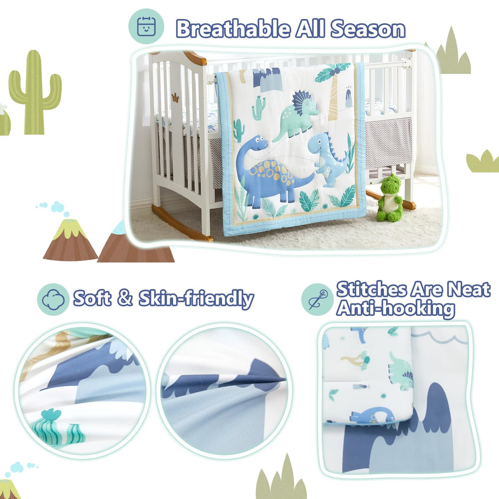 Wowelife soft polyester fabric emphasizes safe, easy-care baby bedding.