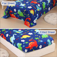 Wowelife dinosaur top sheet provides breathable coverage for toddlers