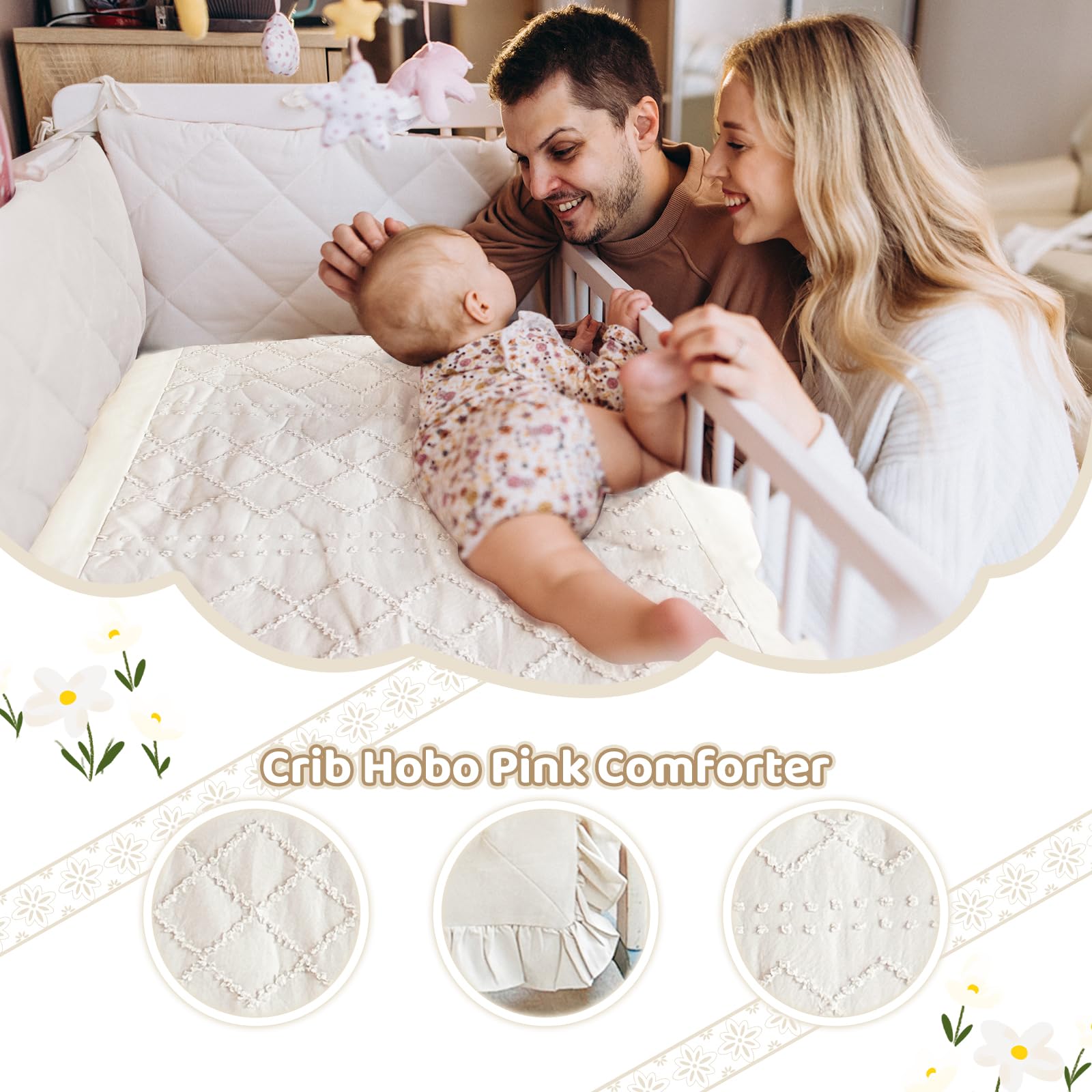 Wowelife machine washable baby bedding for easy care