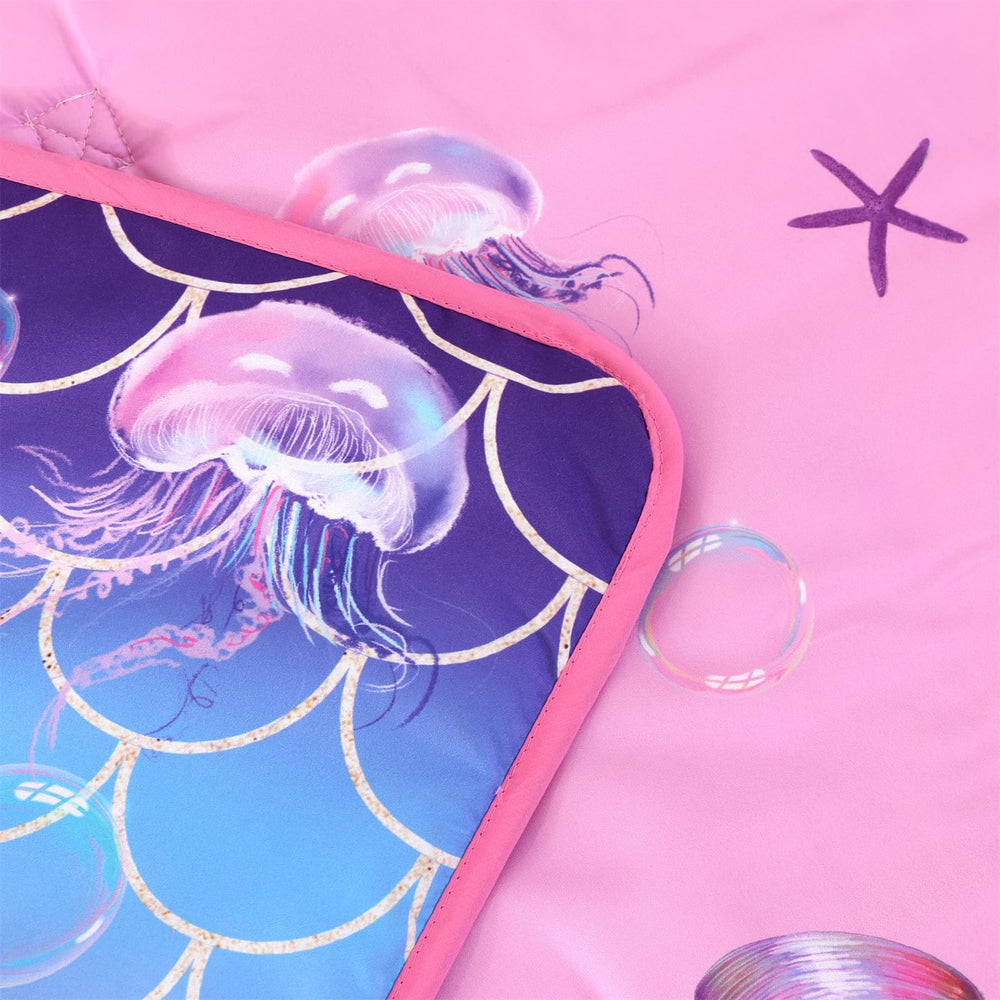 Wowelife Mermaid Nap Mat features vibrant mermaid design for girls.