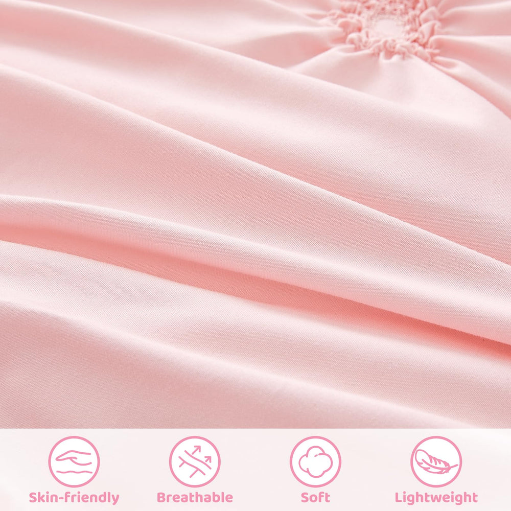 Wowelife Princess Toddler Bedding dreamy bedroom scene with pink theme for imagination