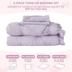 Wowelife Princess bedding with floral pattern and tufted texture for playful style