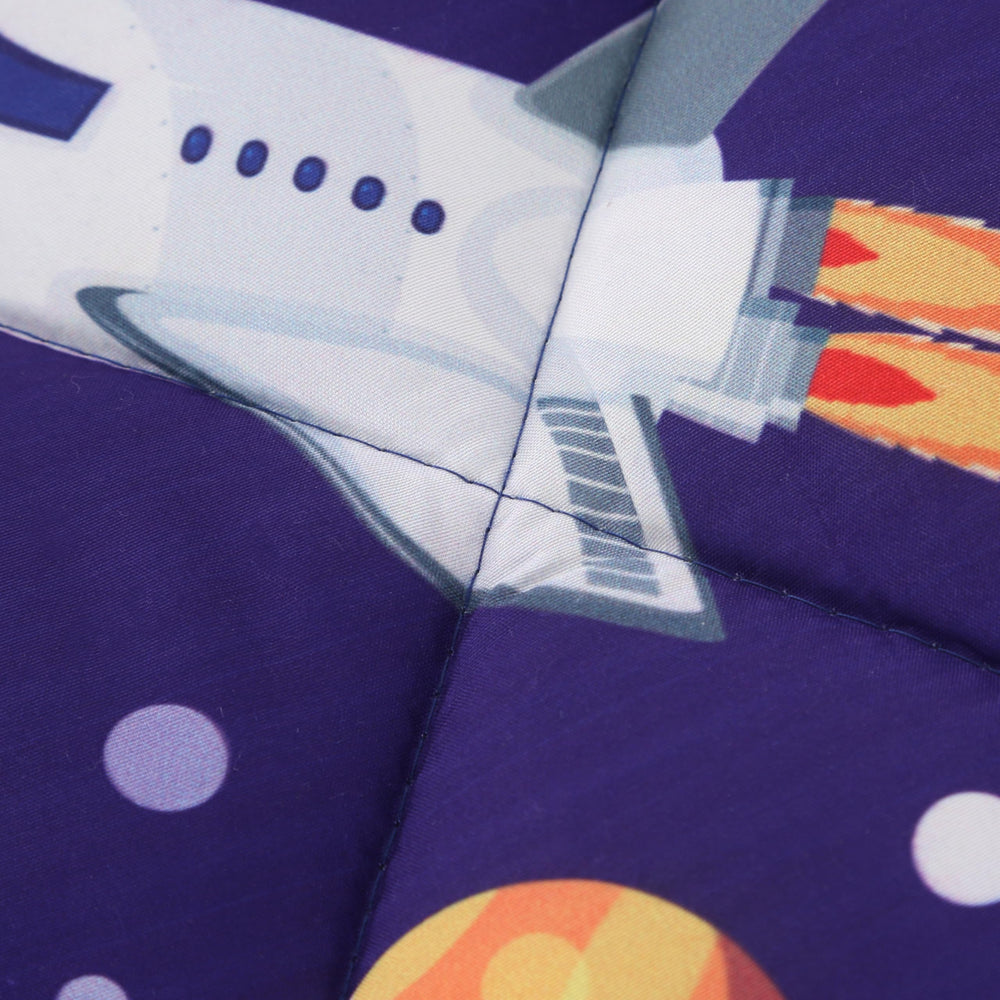 Wowelife space bedroom setup idea inspires a cozy kid space.