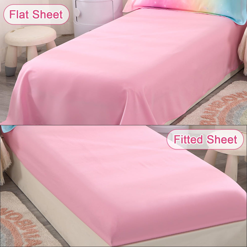 Wowelife toddler fitted sheet with elastic edge for secure fit.