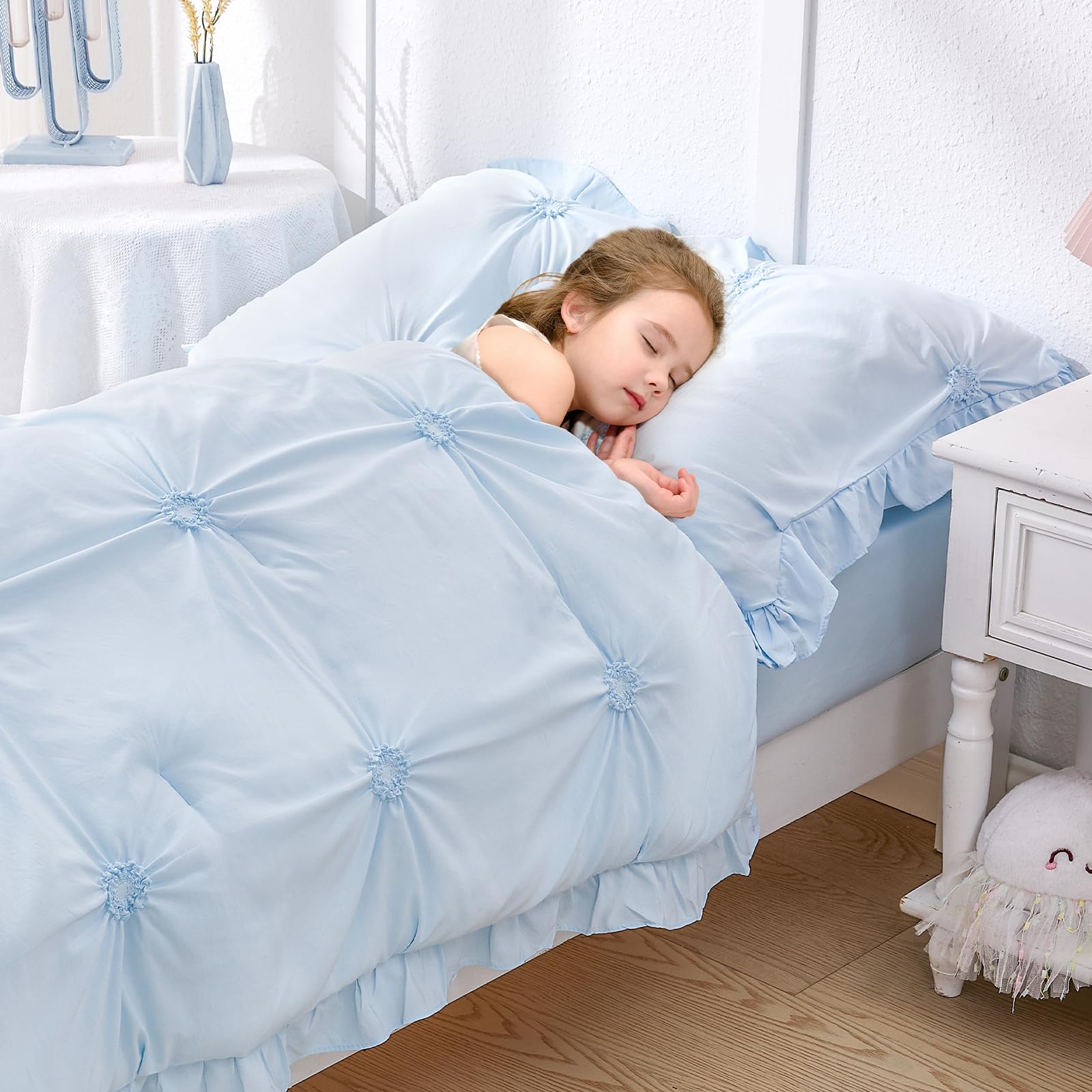 Wowelife top sheet 45x60 smooth, breathable layer for all-season sleep.