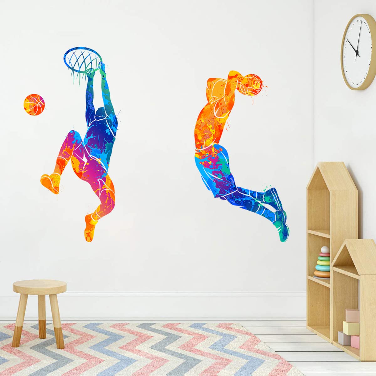 WOYINIS two-sheet set provides scalable wall decor for larger walls