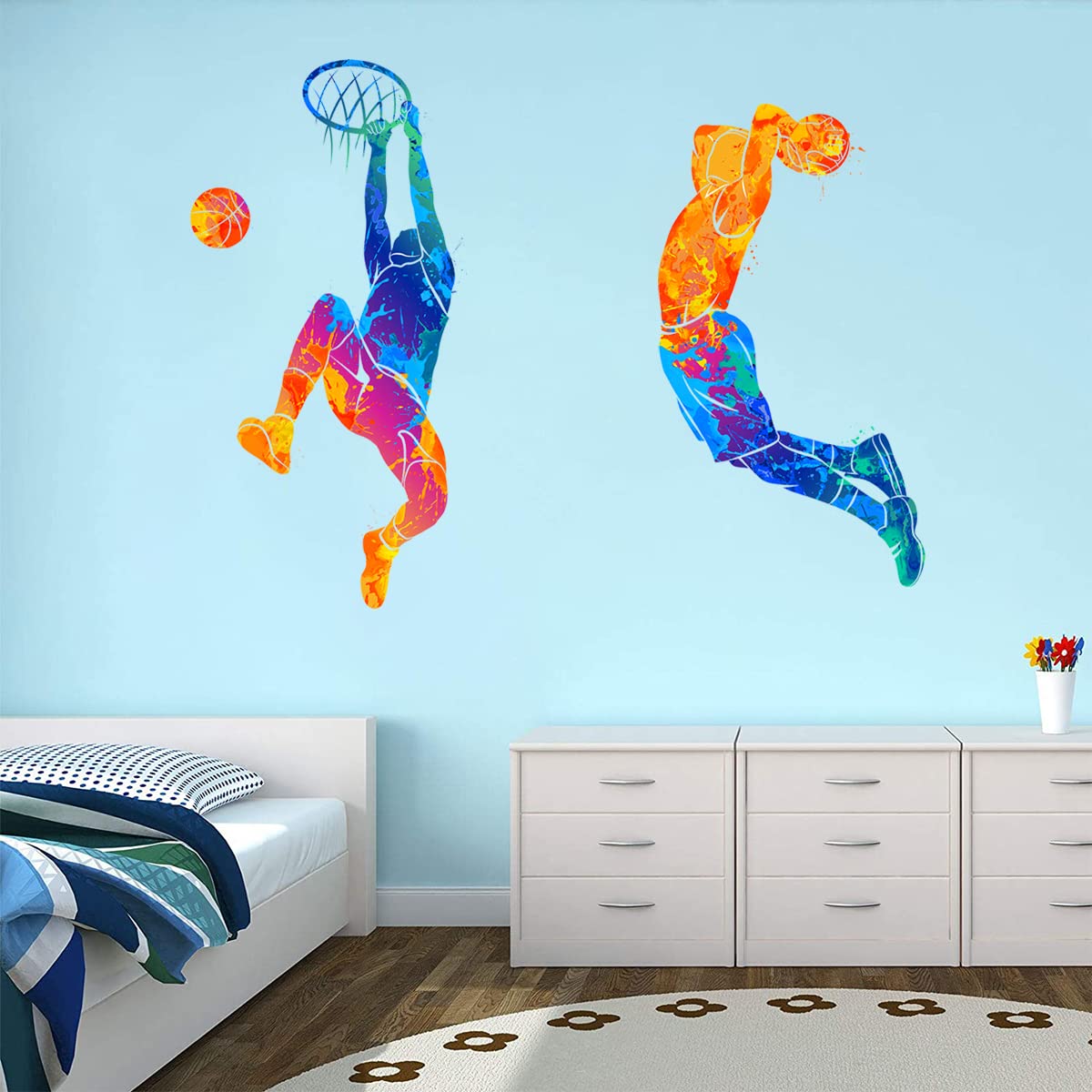 WOYINIS self-adhesive decals cling to painted or smooth surfaces