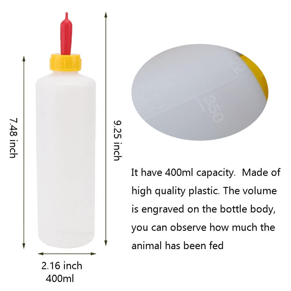 WoYous goat bottle 400ml scale for precise feeding measurements