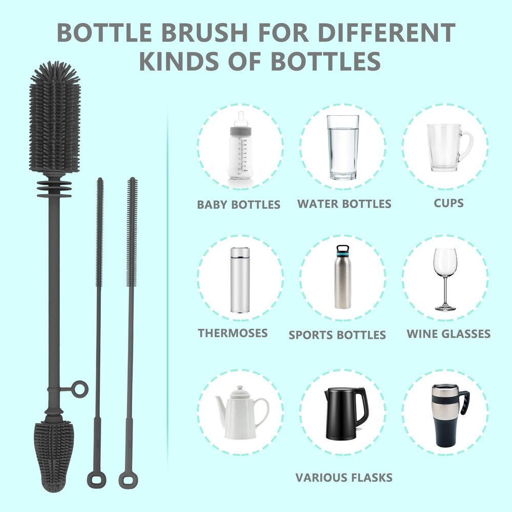 WQSS AOEIU bottle nipple cleaner for narrow-mouth parts