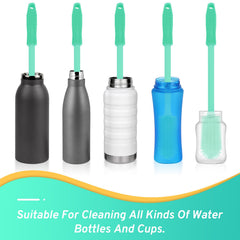WQSS AOEIU straw cleaner brush flexes to fit many shapes for easy cleaning.