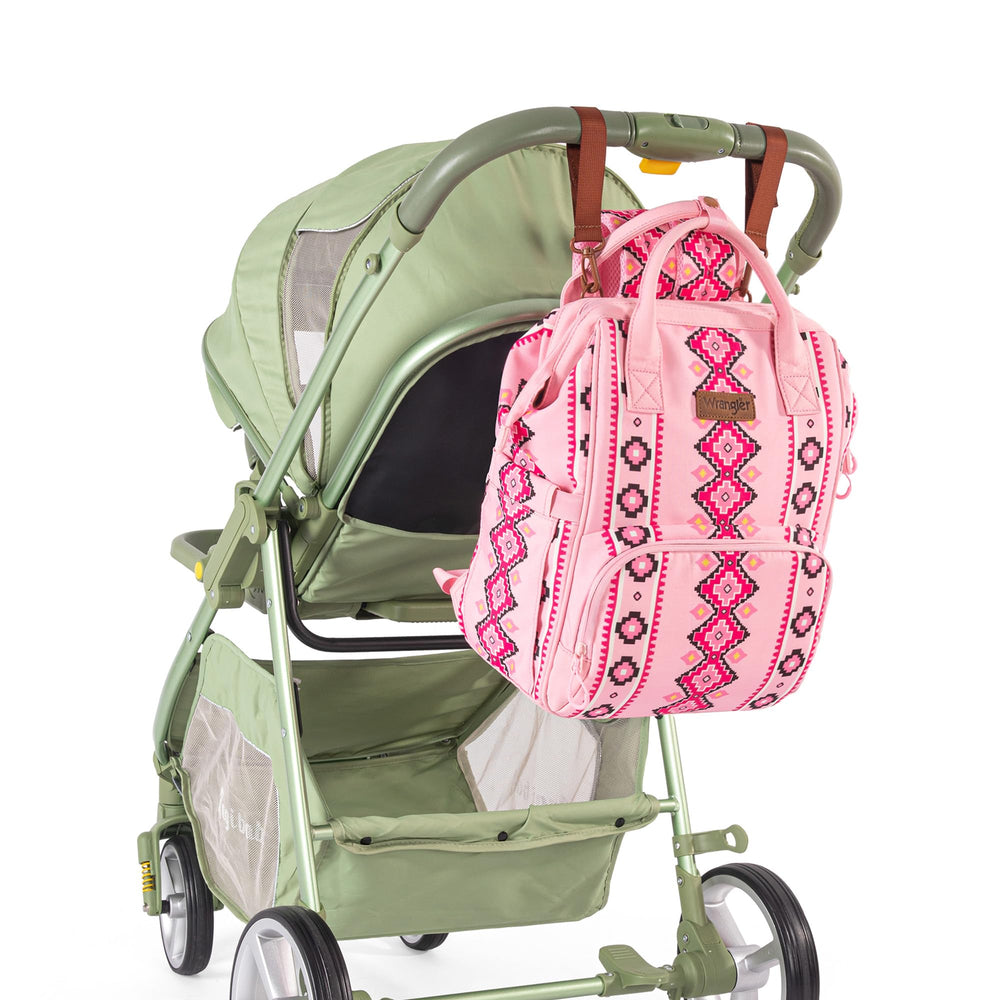 Wrangler Aztec Backpack comfortable padded straps for all-day wear.