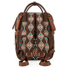 Wrangler Aztec Backpack interior compartments simplify item organization