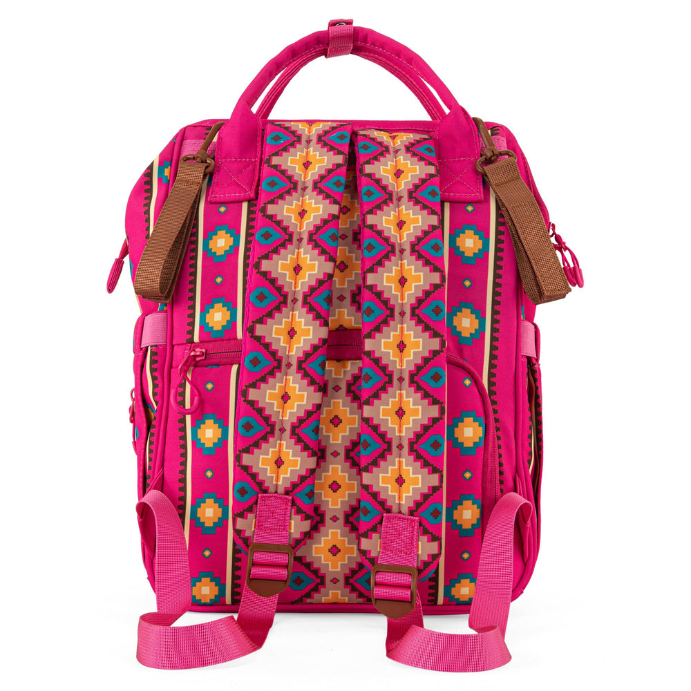 Wrangler Aztec Backpack insulated pockets for bottle temperature control