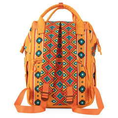 Wrangler Aztec backpack multiple pockets helping keep essentials organized
