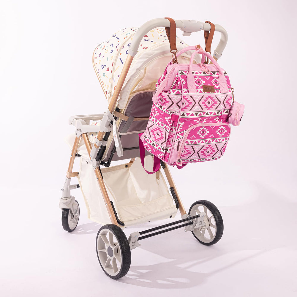 Wrangler Aztec Backpack interior with multiple pockets for easy packing.