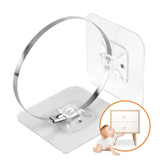 WRICHEAR adhesive pads closeup for secure kid-safe furniture mounting