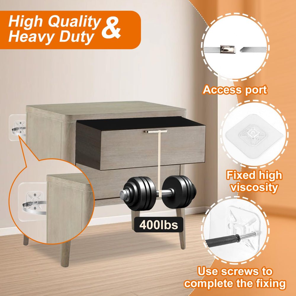 WRICHEAR packaged kit includes pads ties and screws for versatile mounting