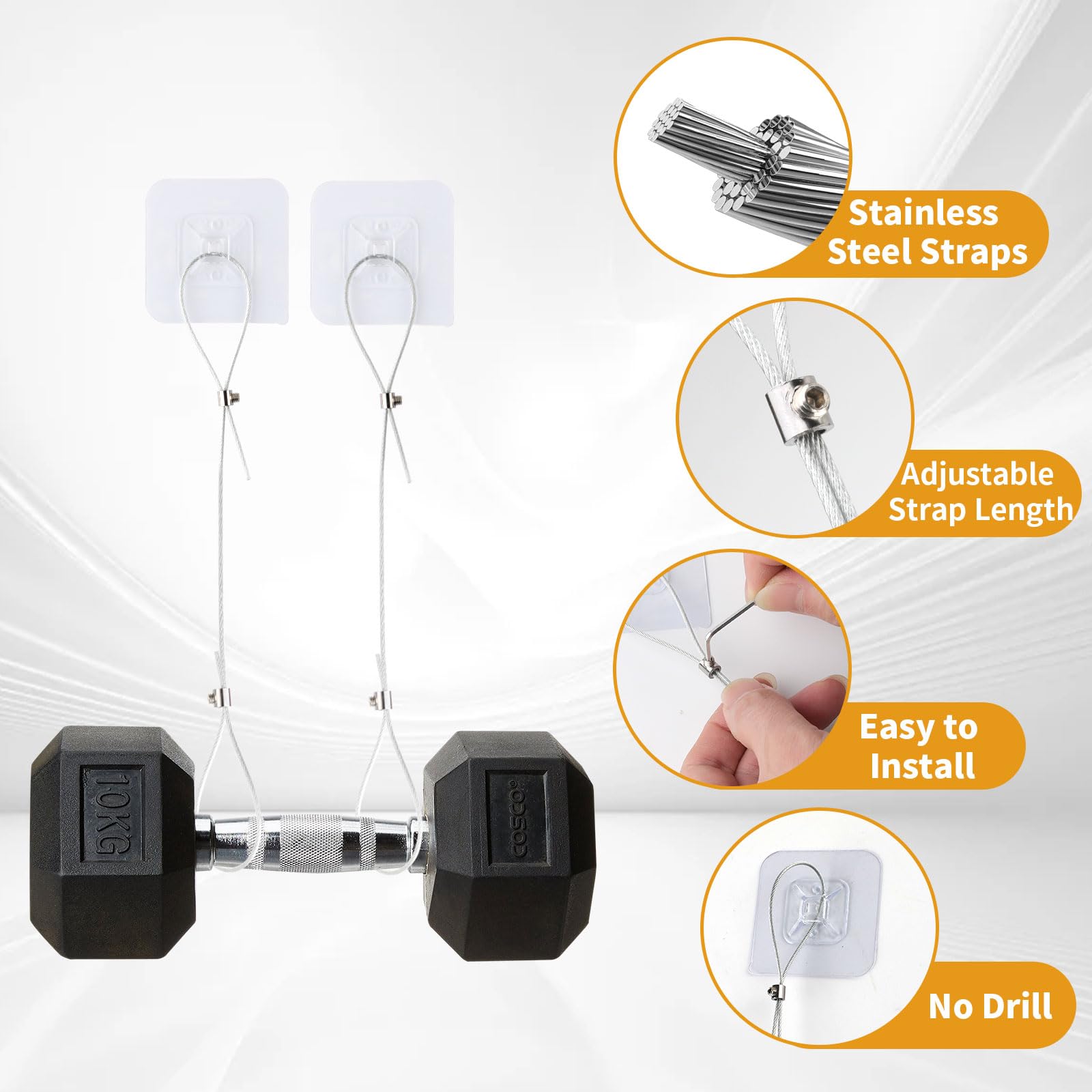 WRICHEAR 10-pack provides value and ready-to-use anchors for multiple spots.