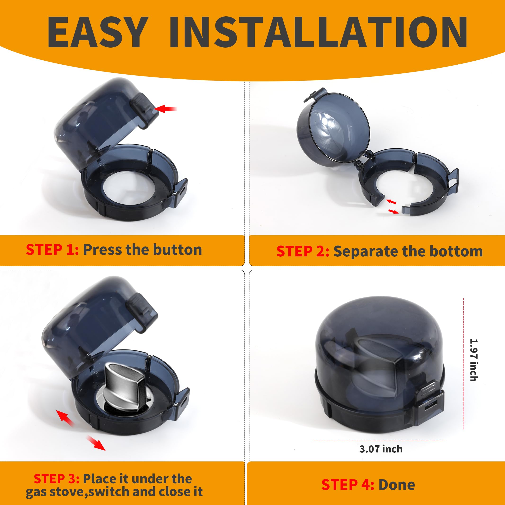 WRICHEAR stove-oven safety kit in use shows protective barriers for kids.