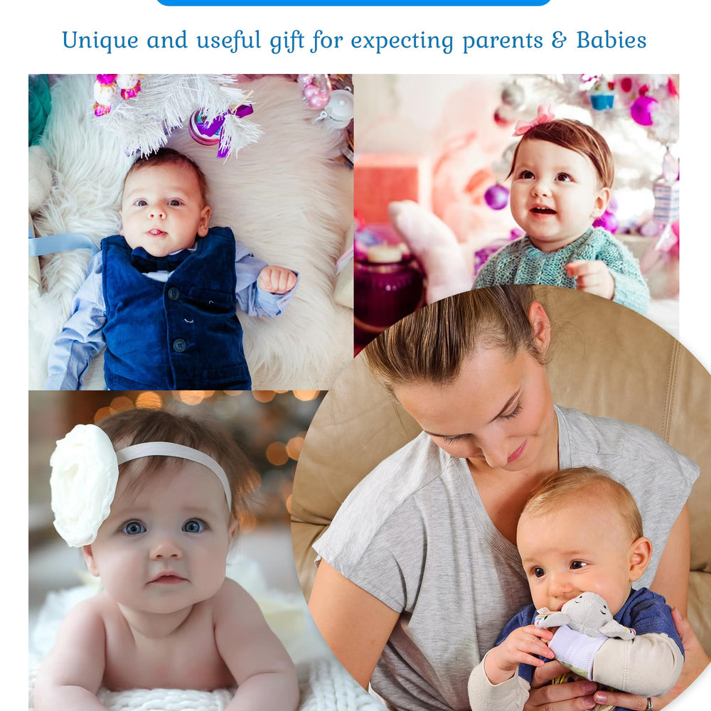 Wristy Buddy machine-washable teether stays fresh with easy cleaning.