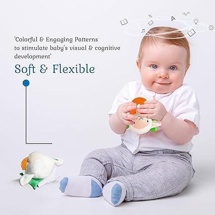 Wristy Buddy absorbent fabric close-up keeps drool from clothing.