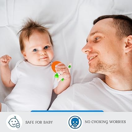 Wristy Buddy reusable and machine-washable teether for busy families.