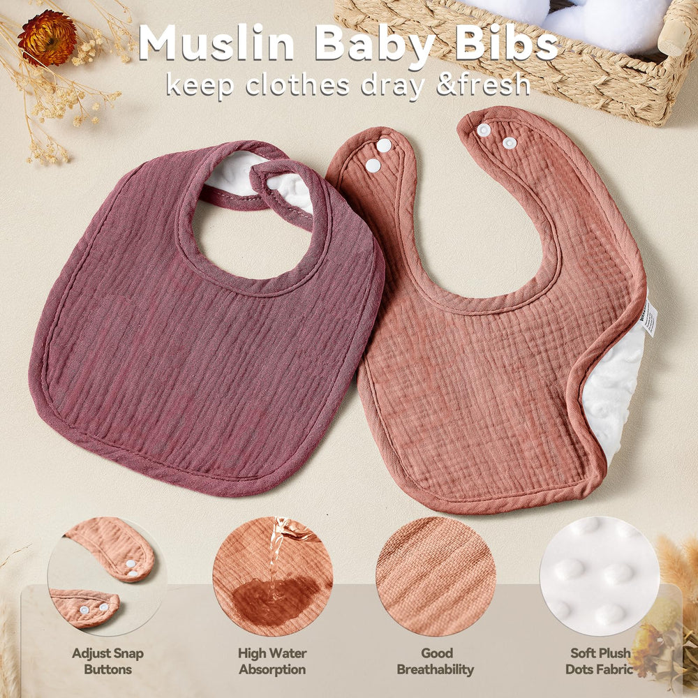 Wrrernsin adjustable neck snaps offer secure fit as baby grows