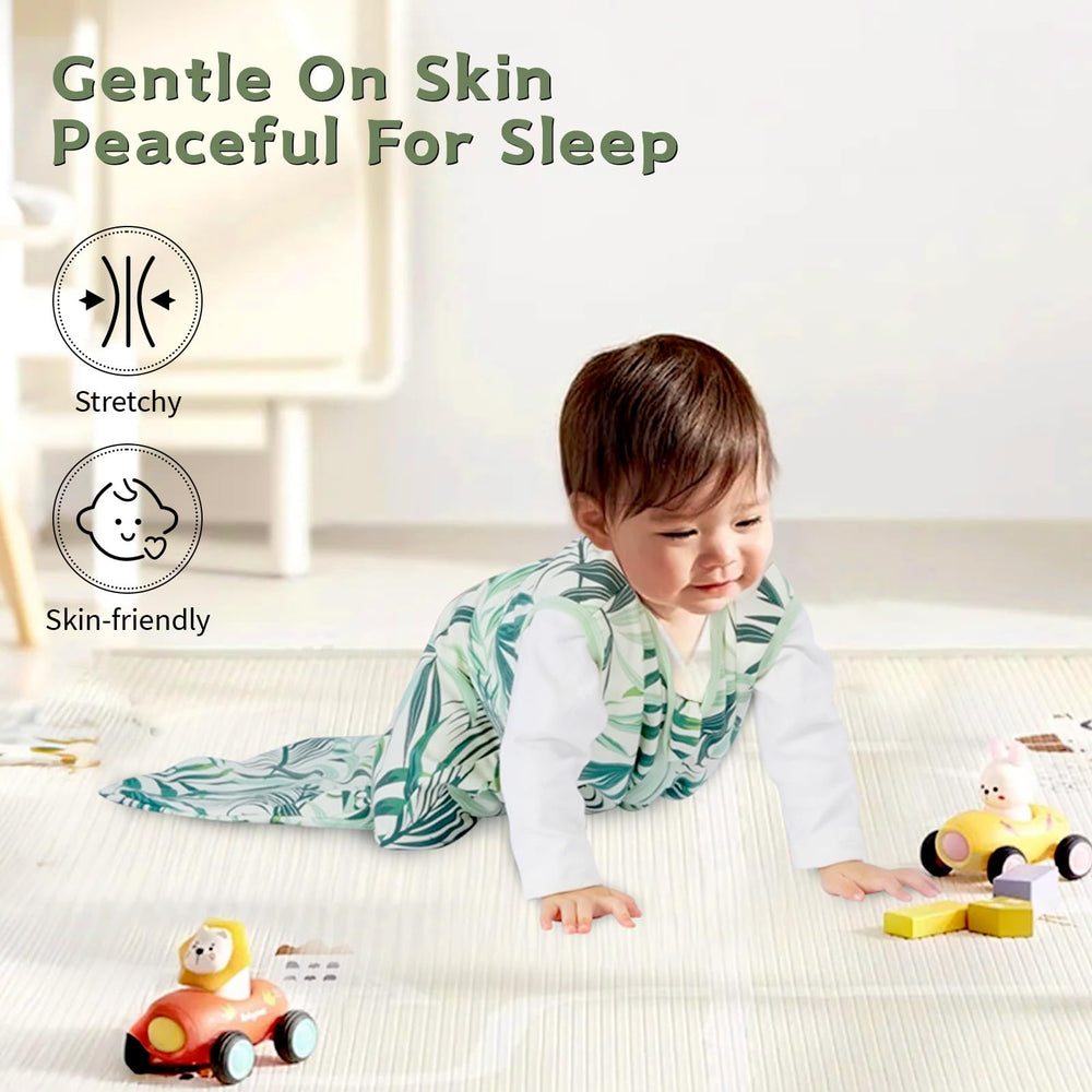 Wrrernsin sleep sack made of 100 percent cotton for gentle skin contact
