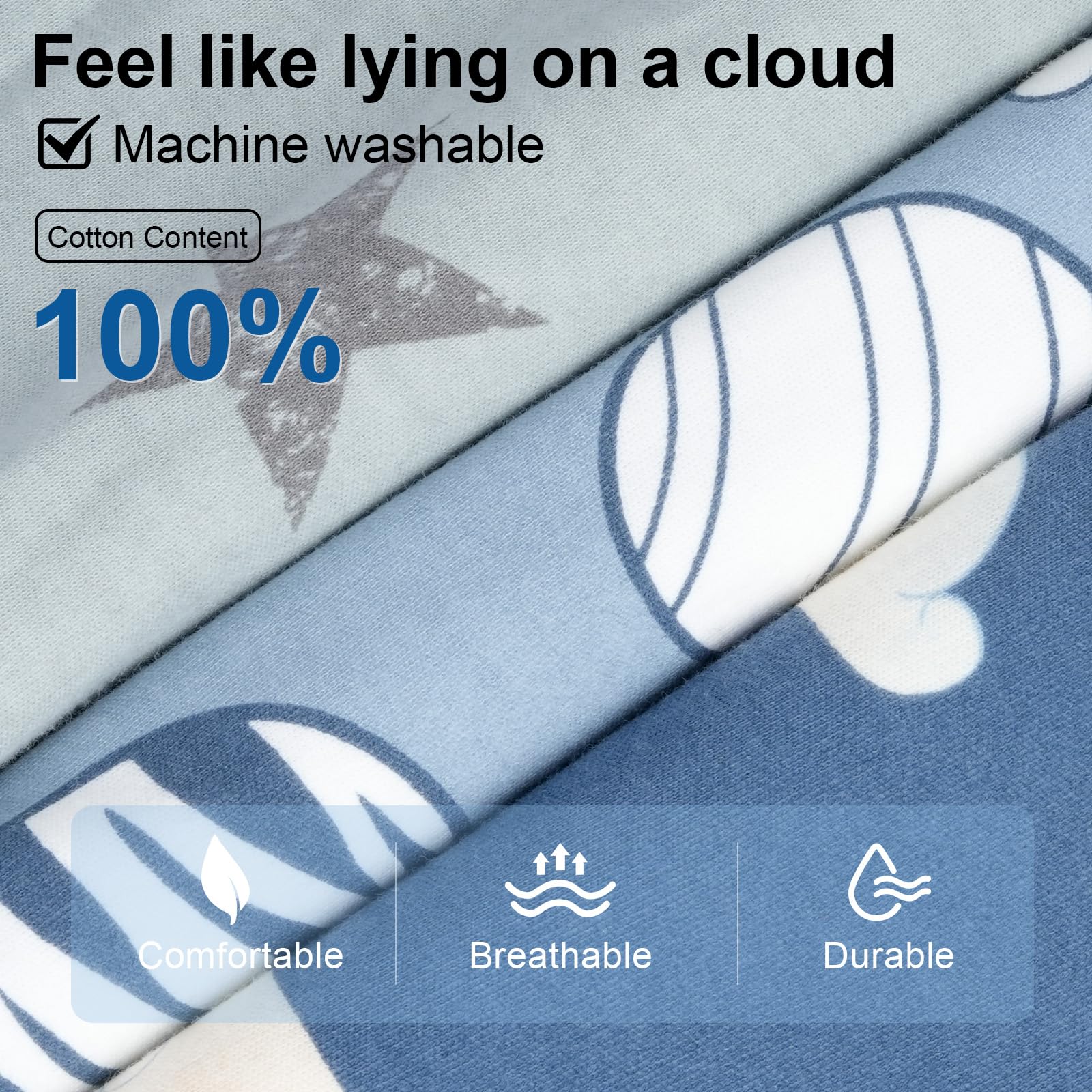 Wrrernsin sleep sack machine-washable at low temperatures for easy care