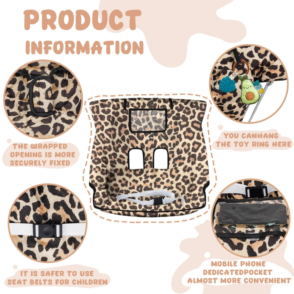 Wruzbxcn cart cover foldable design stores compactly for travel.