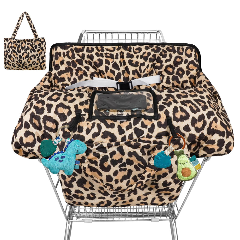 Wruzbxcn shopping cart cover for the baby seat provides a clean shopping surface.