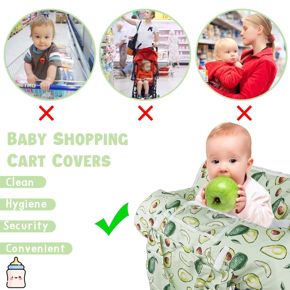 Wruzbxcn shopping-cart-cover non-slip-base stays in place during use