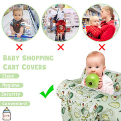 Wruzbxcn shopping-cart-cover non-slip-base stays in place during use