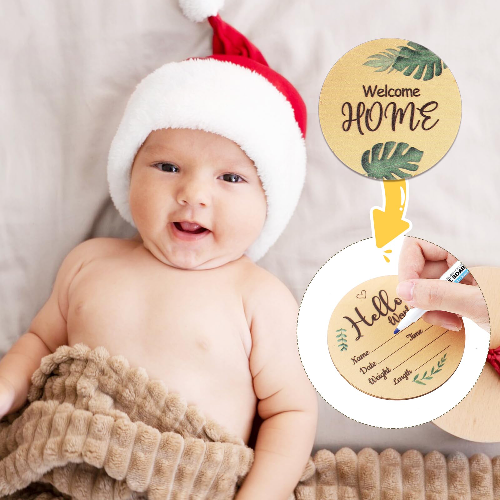 WSICSE my first holiday milestone card series for seasonal portraits