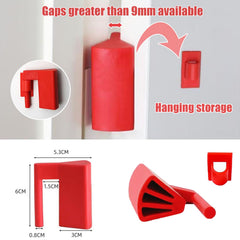 WSIWZAI anti door slam stopper with soft rubber reduces door noise