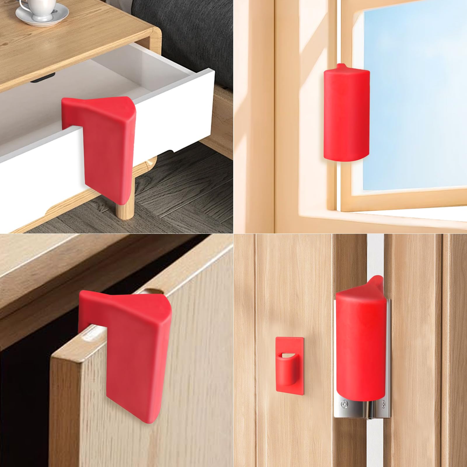 WSIWZAI baby finger protection door guard demonstrating safety use