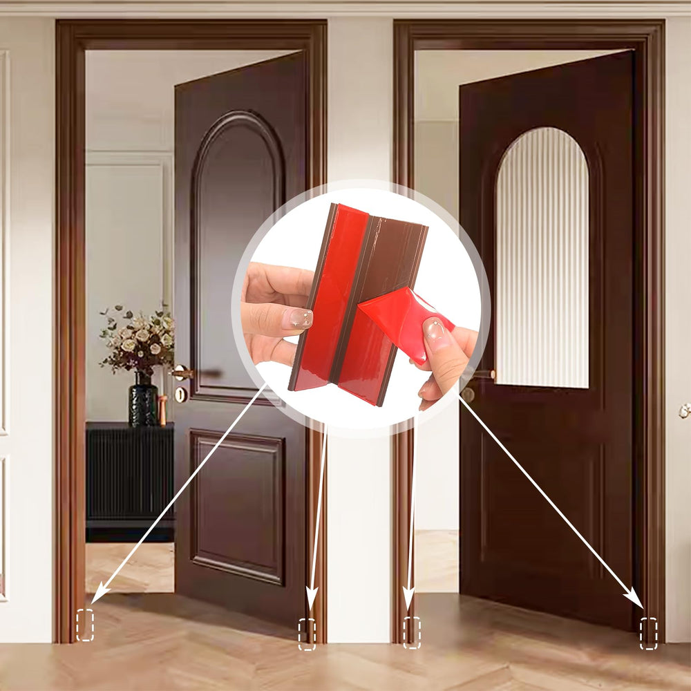WSIWZAI brown corner blocks fit curved surfaces for precise alignment.
