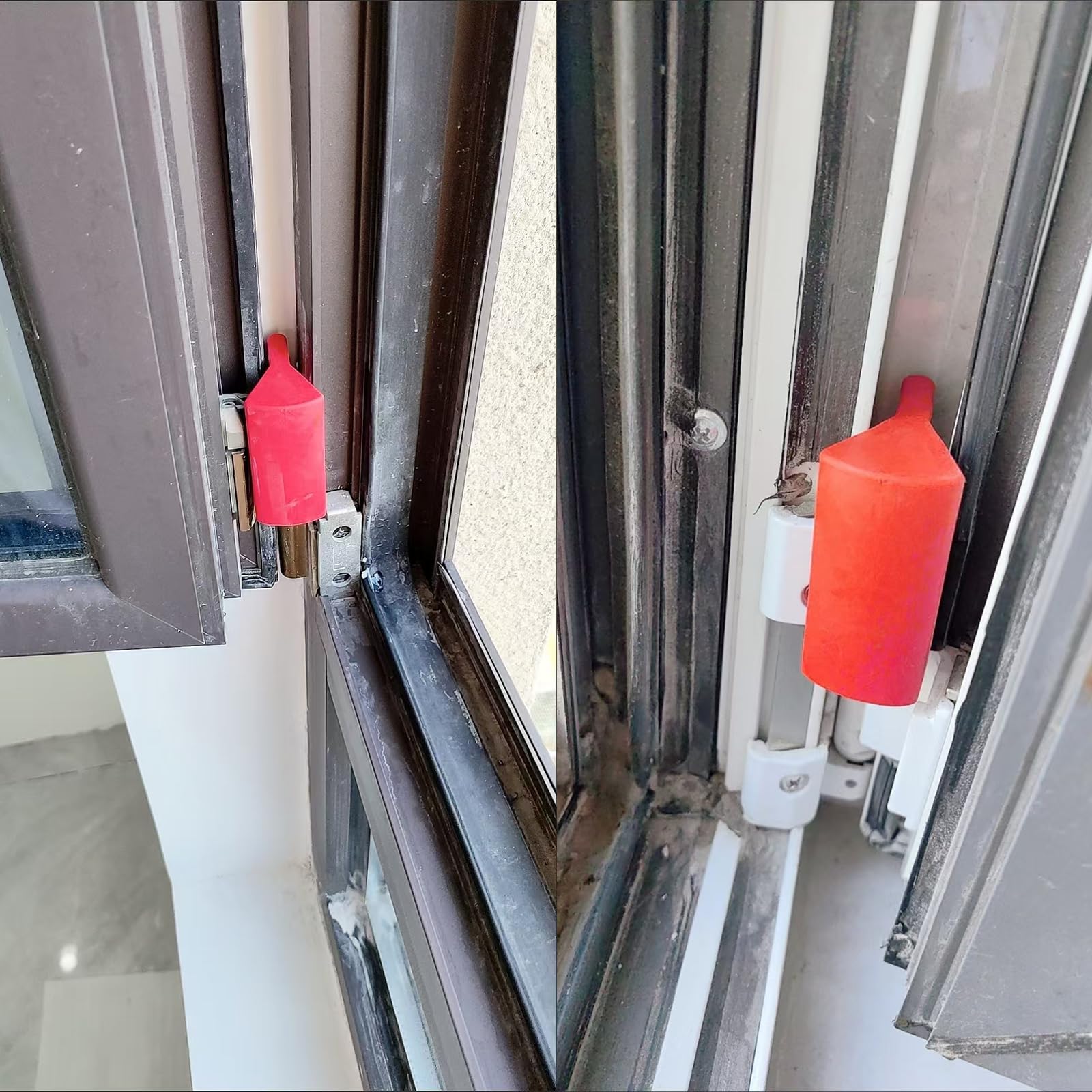 WSIWZAI no-hole-punch installation shown on door hinge