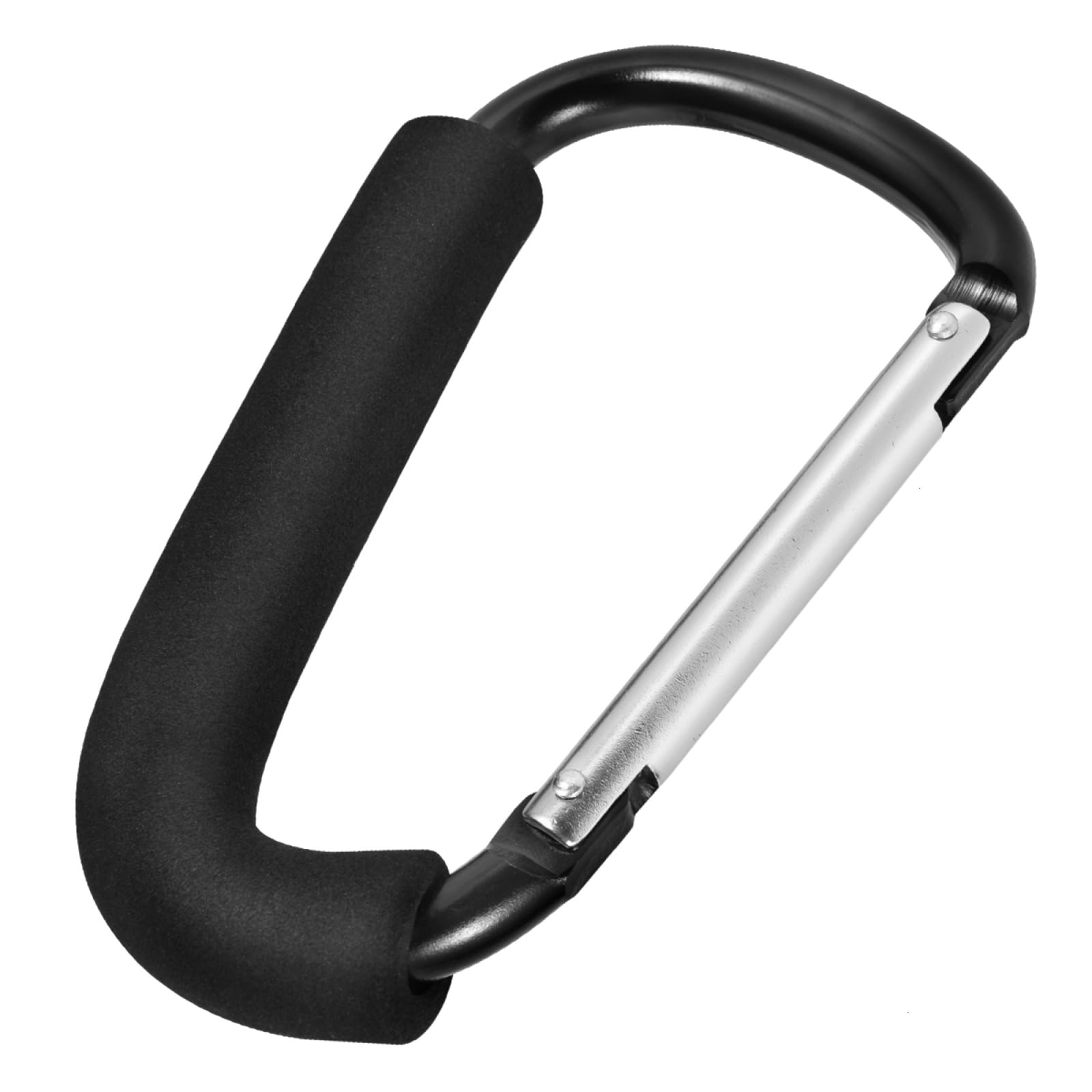 WSSROGY hooks clip effortlessly keeping hands free while navigating a busy store