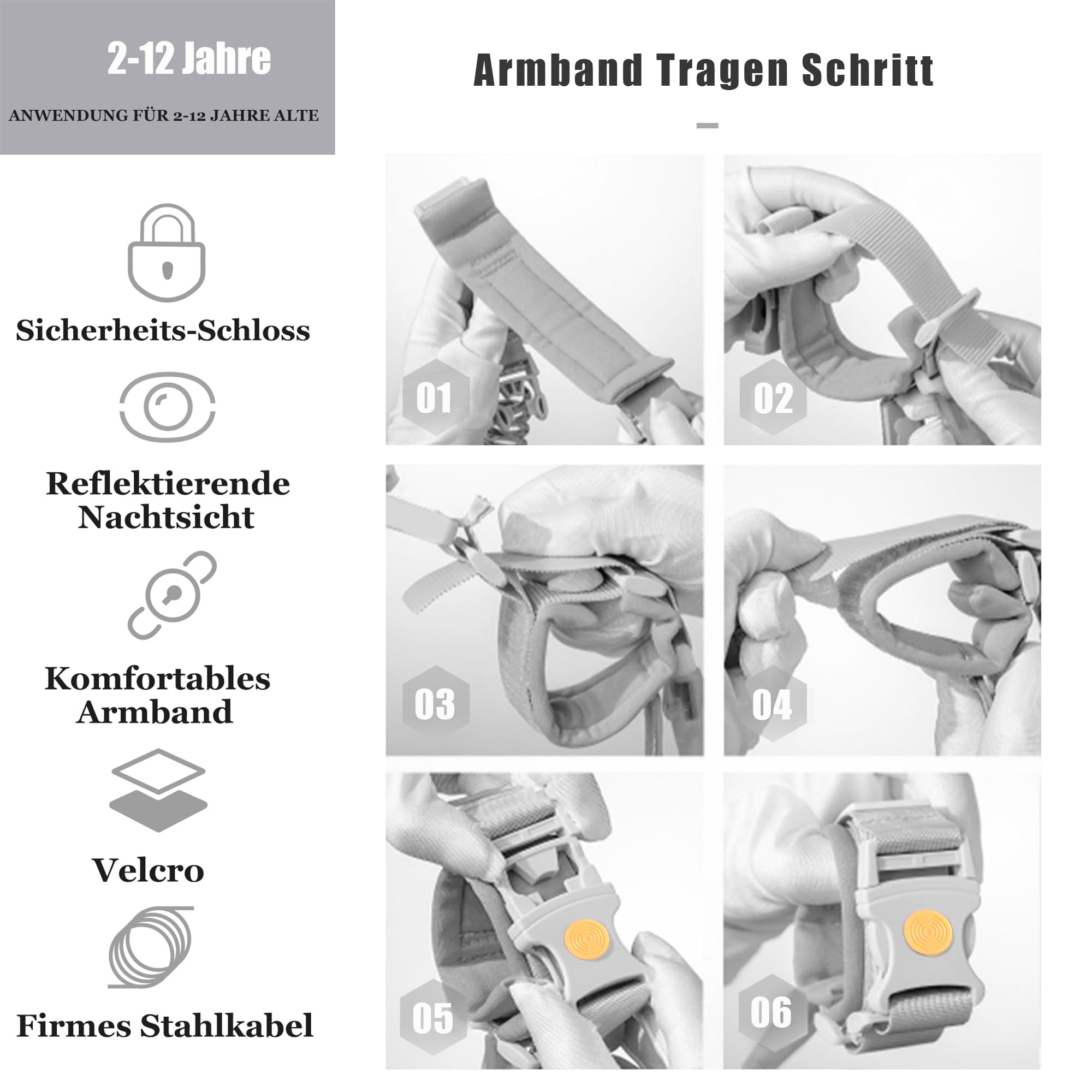 WSZCML versatile attachment to backpacks or stroller handles for hands-free travel.