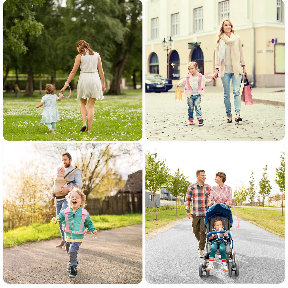 WSZCML Toddler Leash in busy shopping setting promotes peace of mind