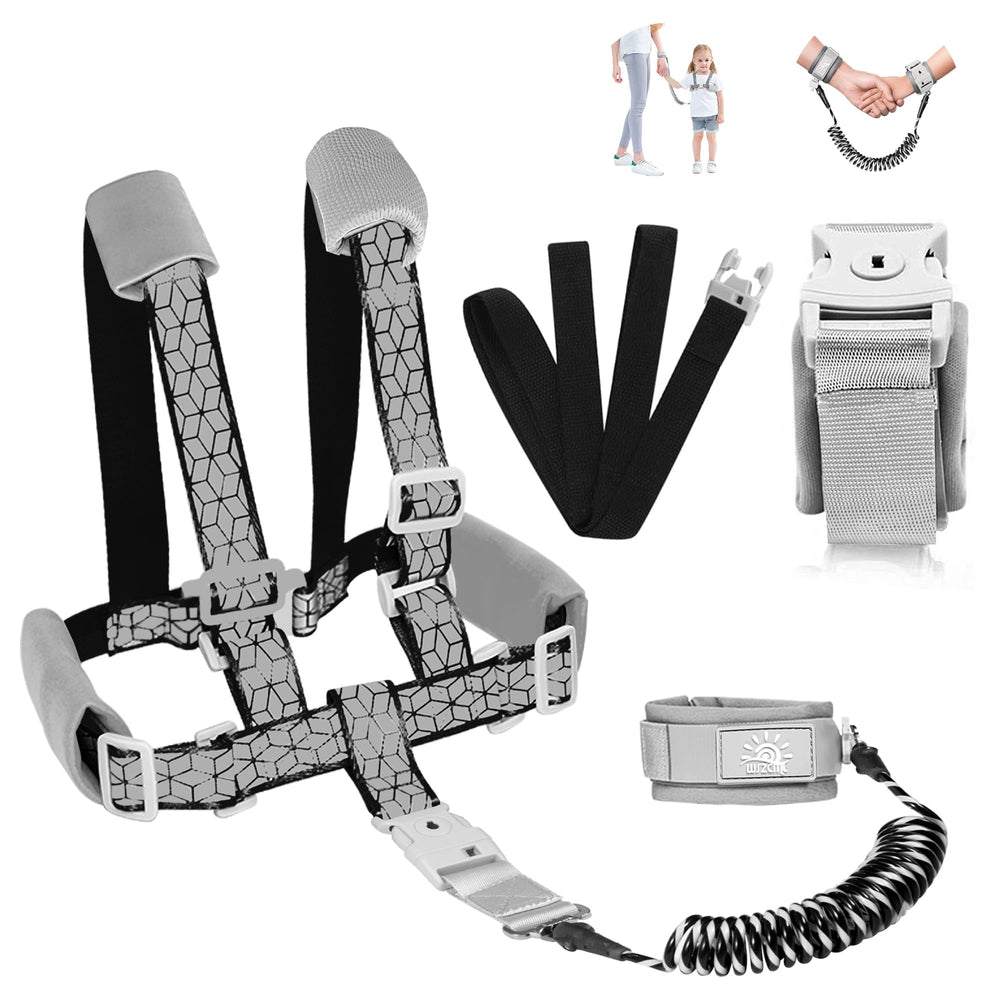 WSZCML toddler leash wristband padding closeup shows comfortable breathable padding.